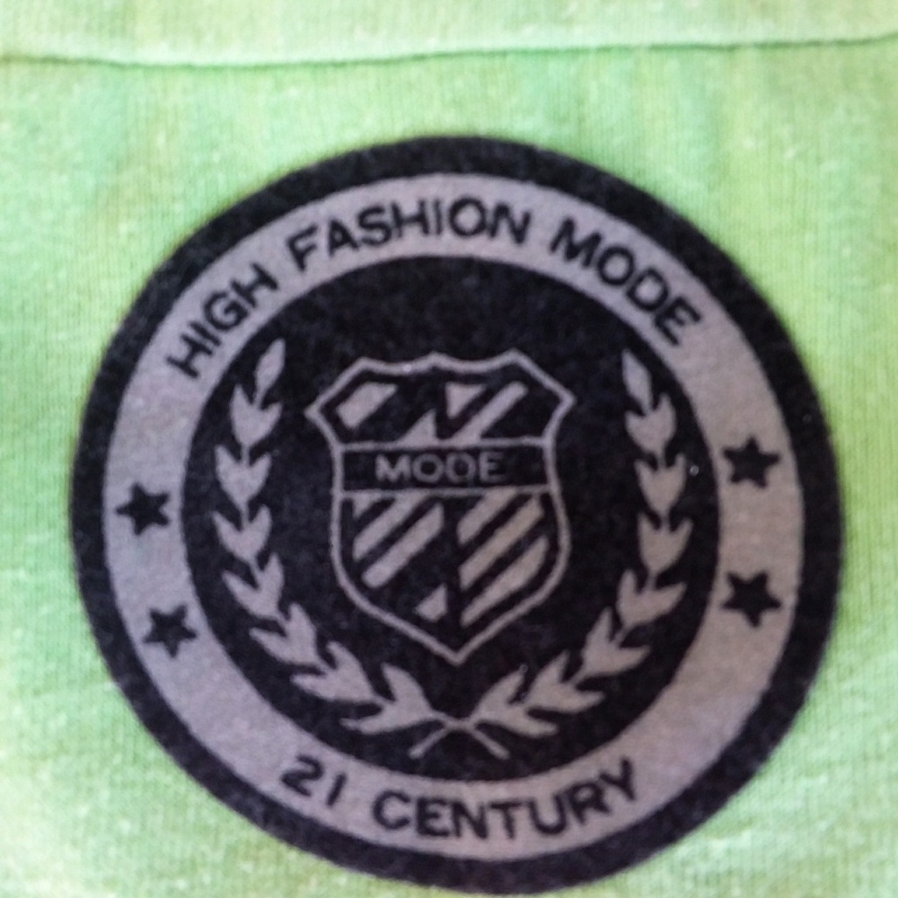 Vintage Lime Green Crop Top by Crericci - Picture 4 of 6